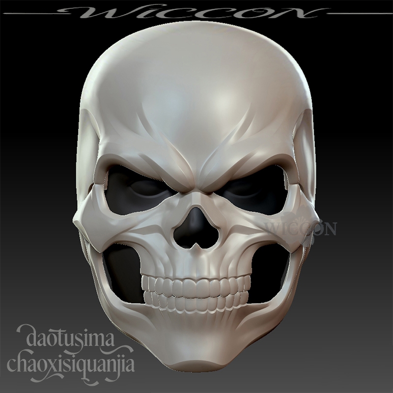 3D Printing Mask - 3D Printed Polylactic Acid Skull Helmet