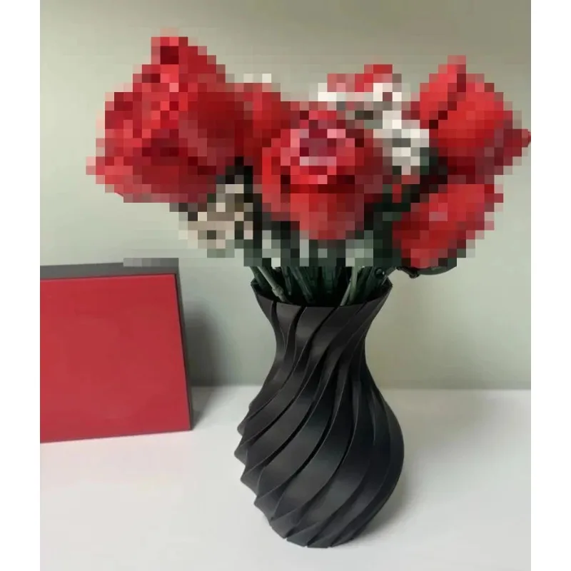 1pc Vase for Lego Bouquet Rose - 3D Printing Lego Bricks ulasan dan harga