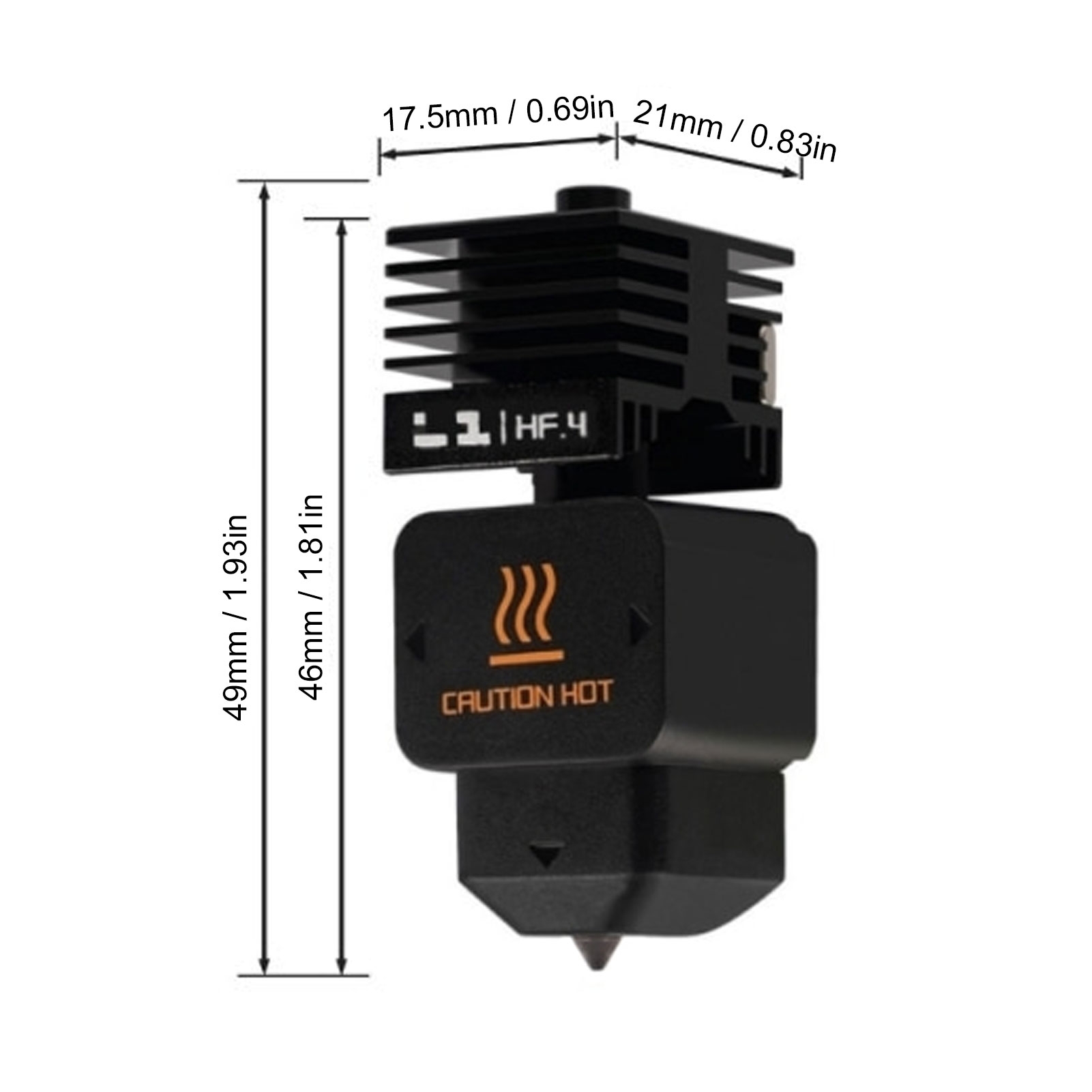 High Flow Hotend Replacement f - 3D Printing Bambu Lab ulasan dan harga