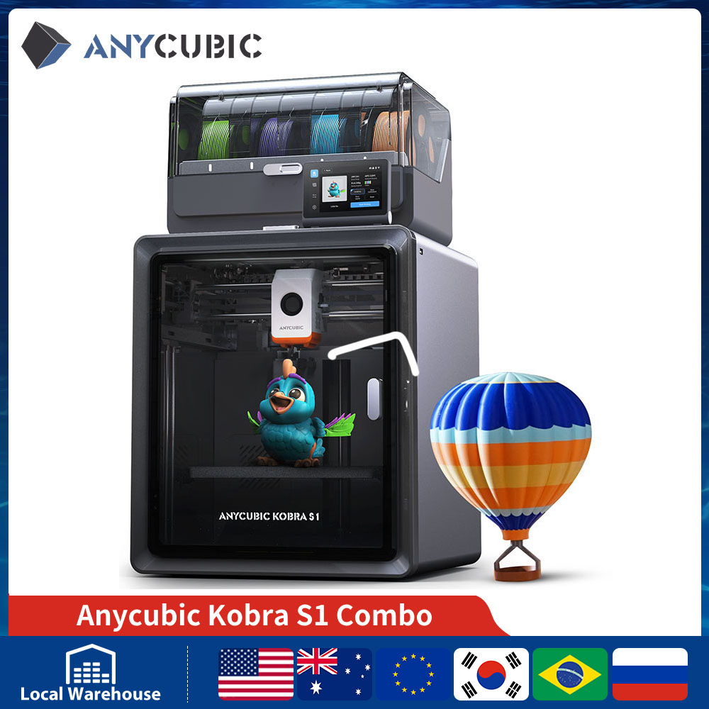 Anycubic Kobra S1 Combo Multi- - 3D Printing Online Service ulasan dan harga