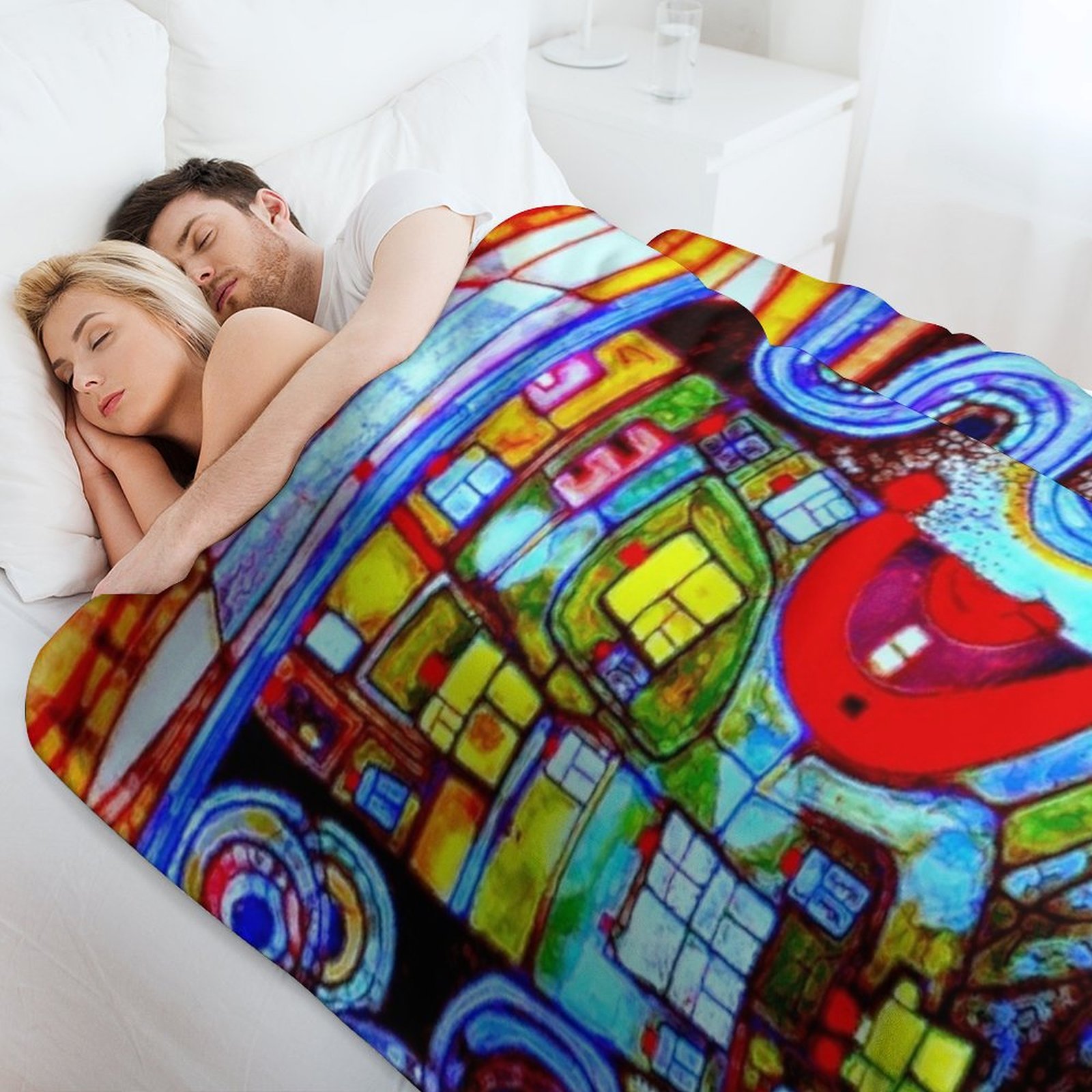 Qatar 813 neon Throw Blanket D - 3D Printing Qatar ulasan dan harga