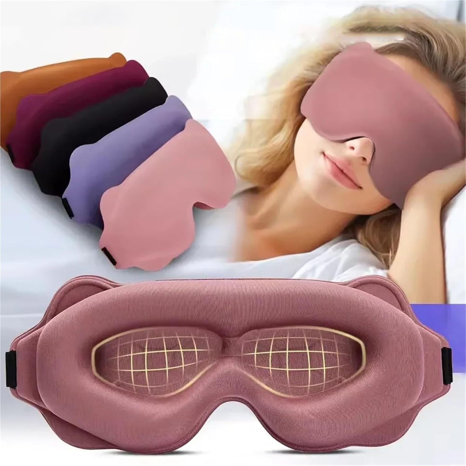 3D Sleeping Mask Block Out Lig - 3D Printing Mask ulasan dan harga
