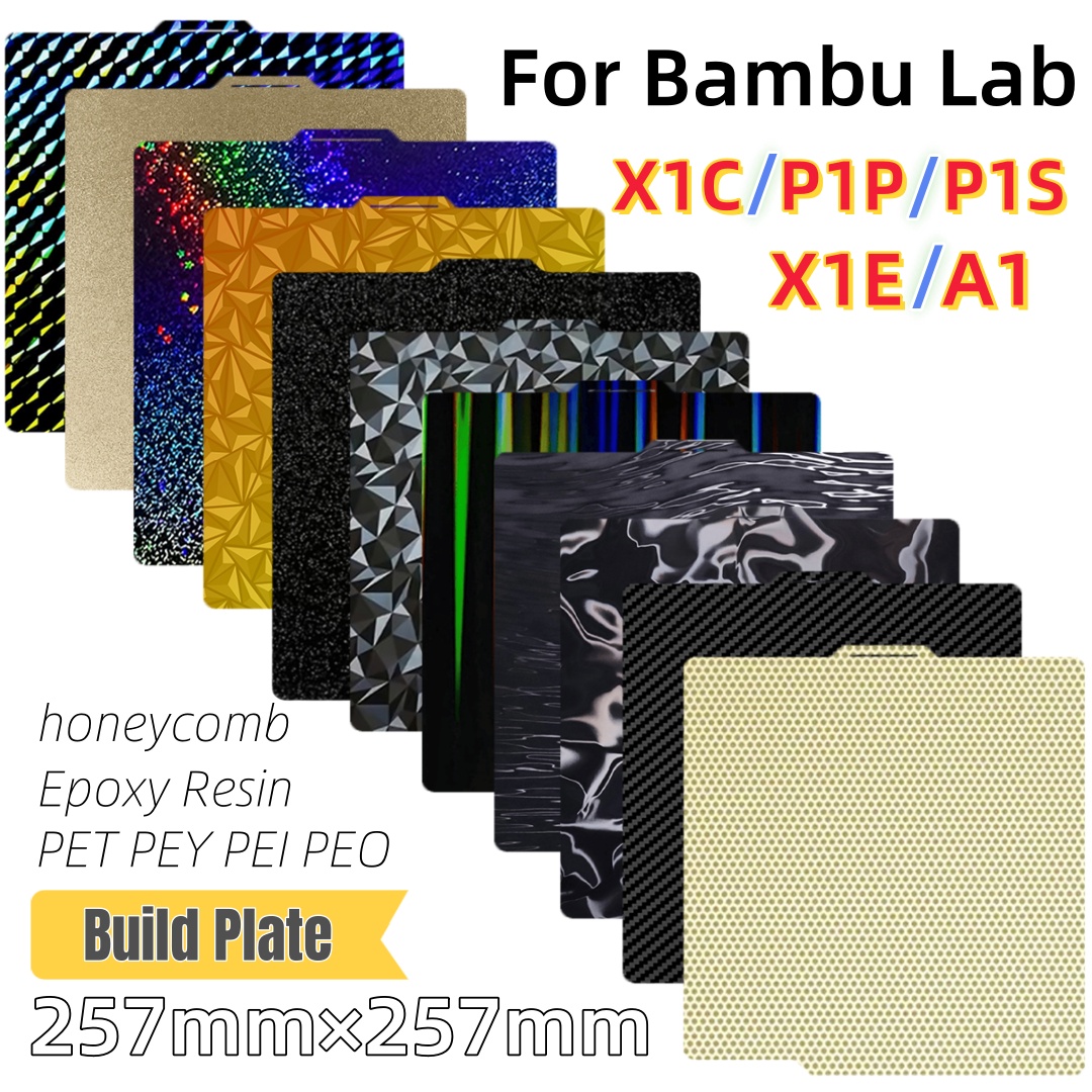 Build Plate 257x257 Spring Ste - 3D Printing Bambu Lab ulasan dan harga