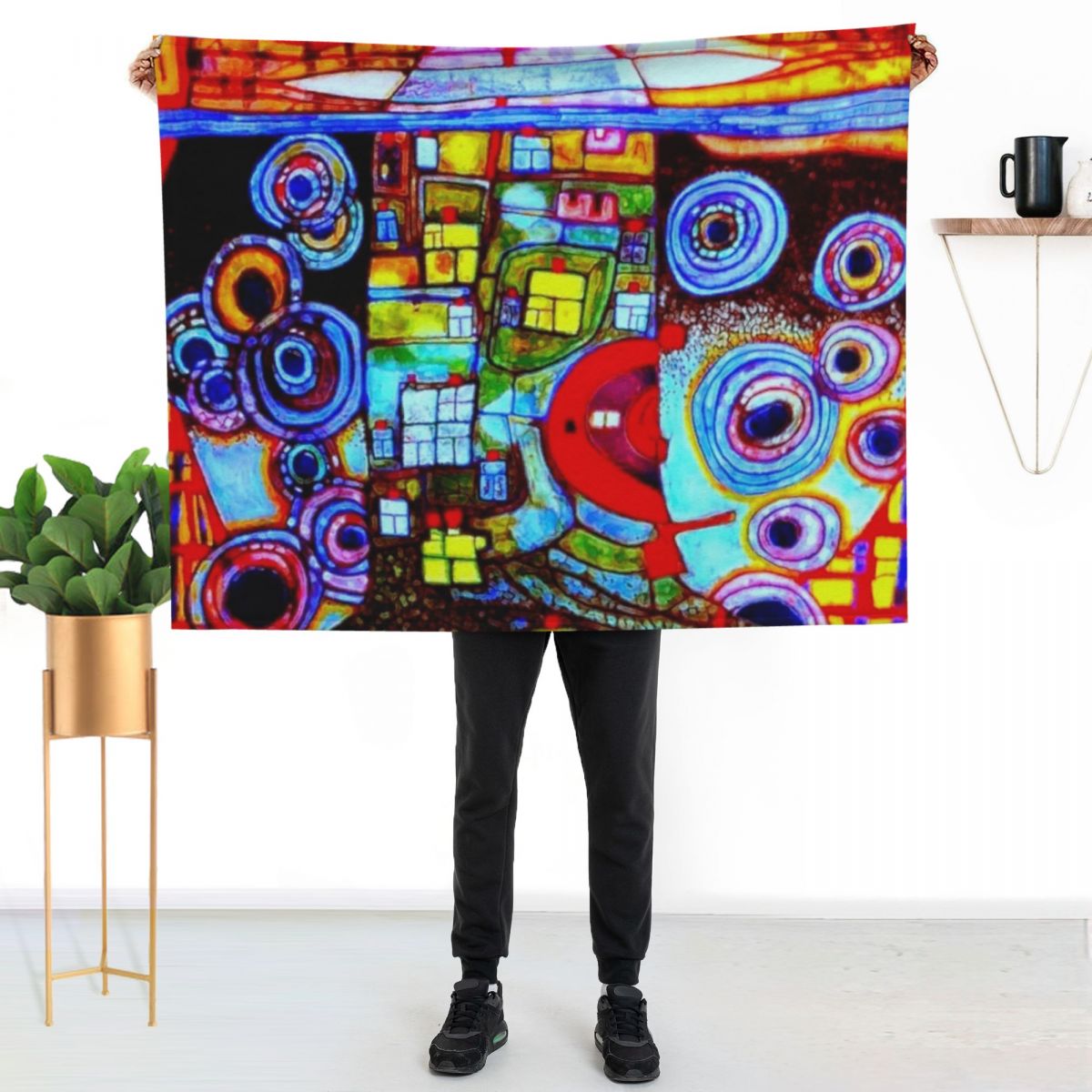 Qatar 813 neon Throw Blanket B - 3D Printing Qatar ulasan dan harga