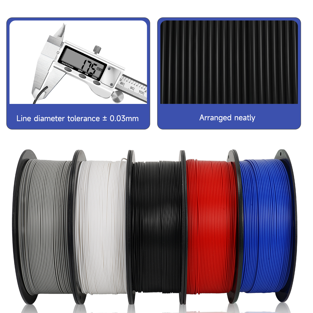 5KG Mix Colors PLA filament 1k - 3D Printing Nylon ulasan dan harga