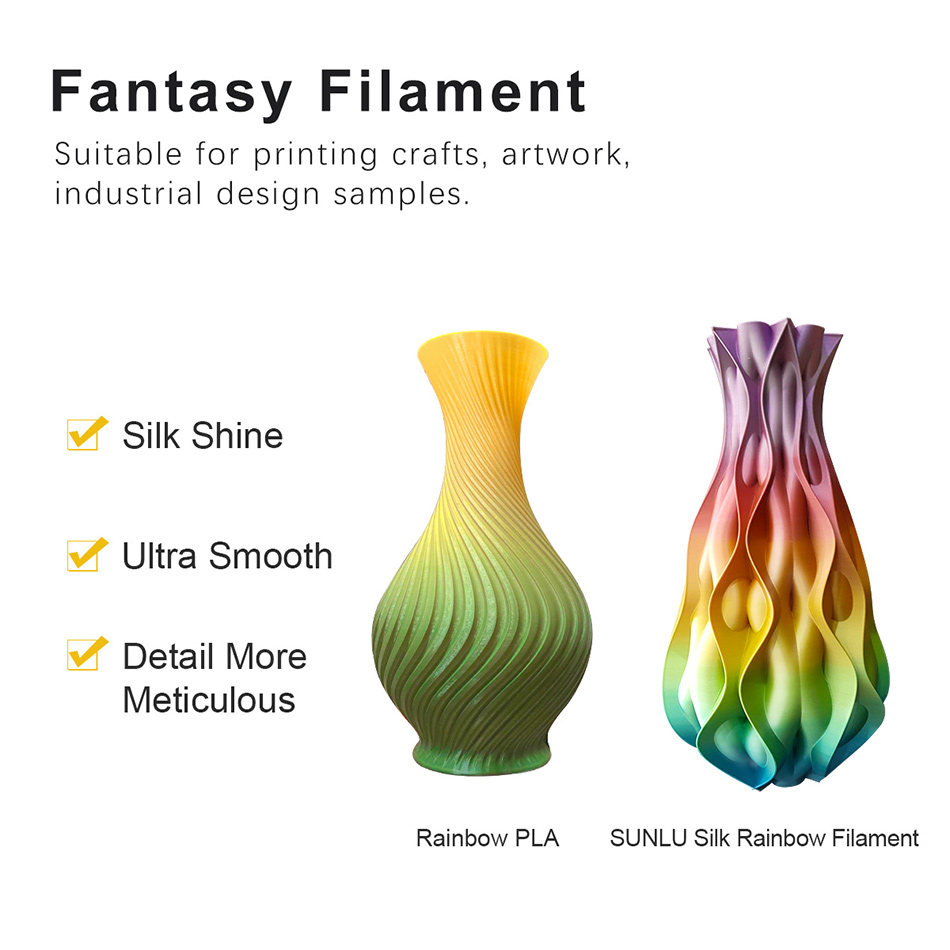SUNLU SILK PLA 3D Filament 1.7 - 3D Printing Nylon ulasan dan harga