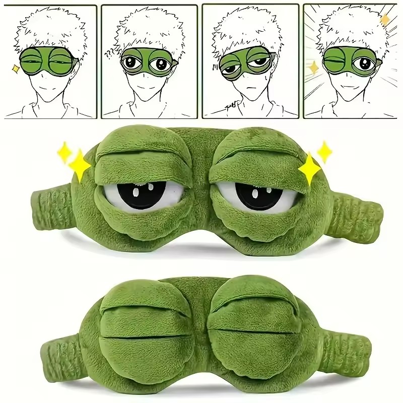 3D Frog Sleep Mask Natural Sle - 3D Printing Mask ulasan dan harga