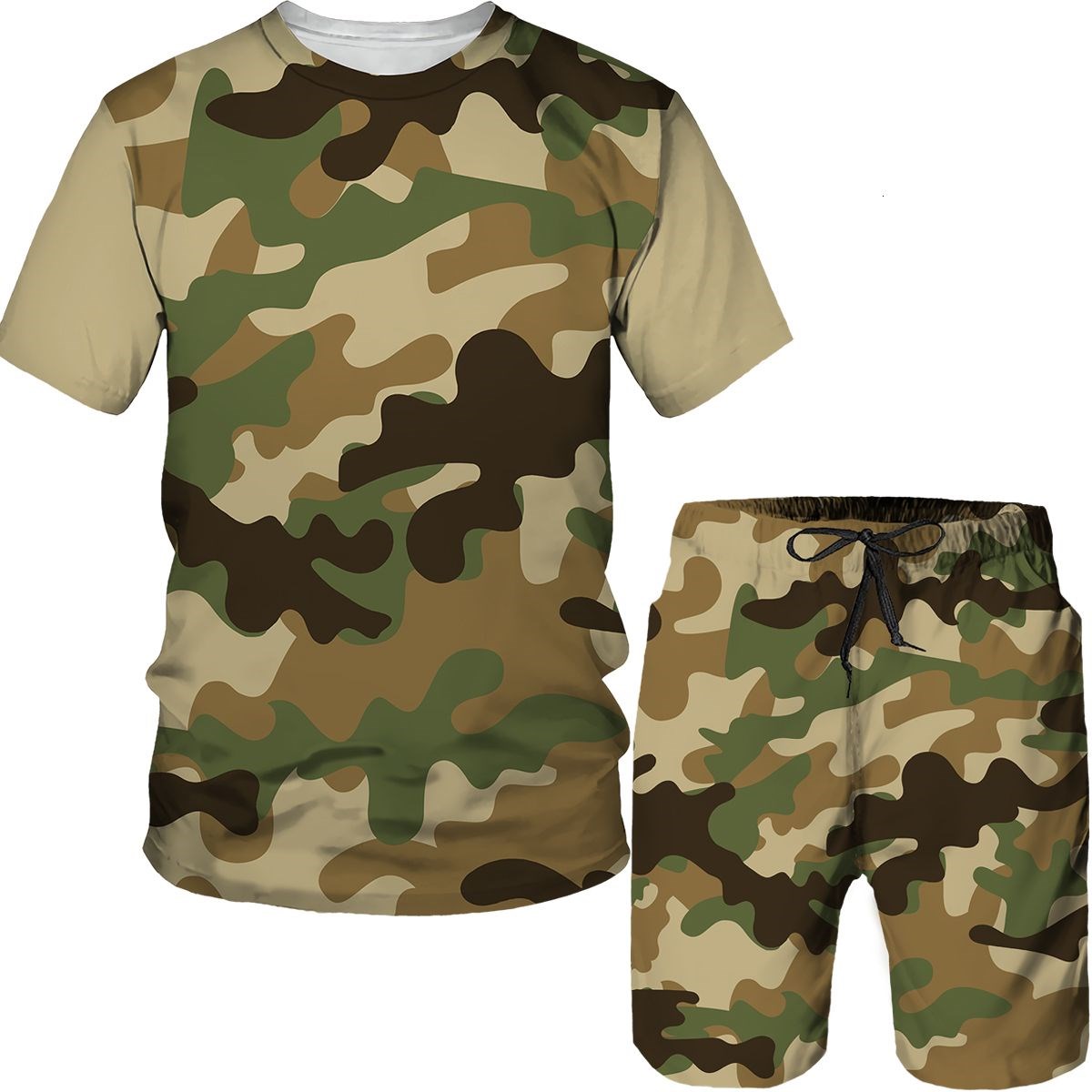 Camouflage Men's Suits Camo 3D - 3D Printing Custom ulasan dan harga