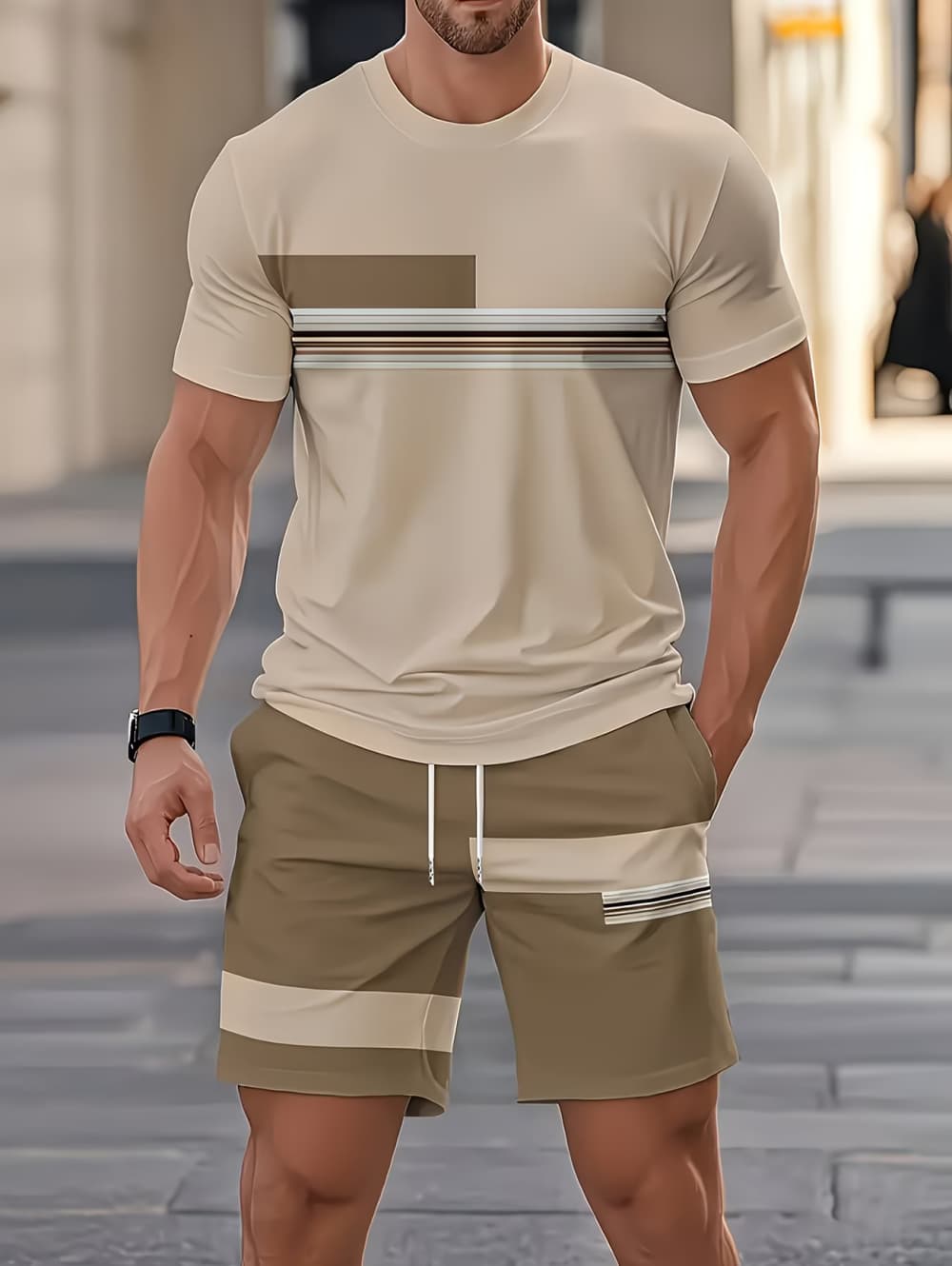 Men's Summer Sets Funny 3D Str - 3D Printing Custom ulasan dan harga
