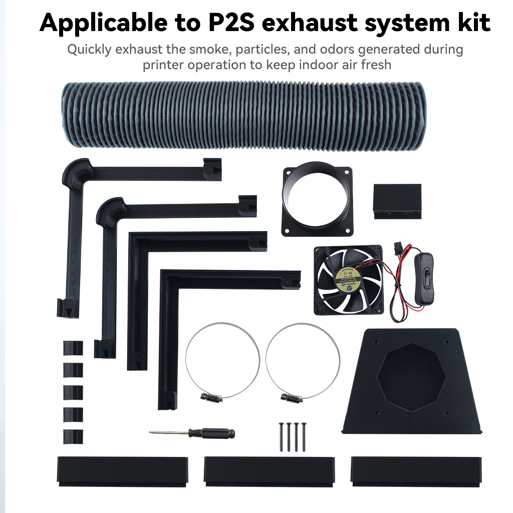External Exhaust Fan Kit for B - 3D Printing Bambu Lab ulasan dan harga