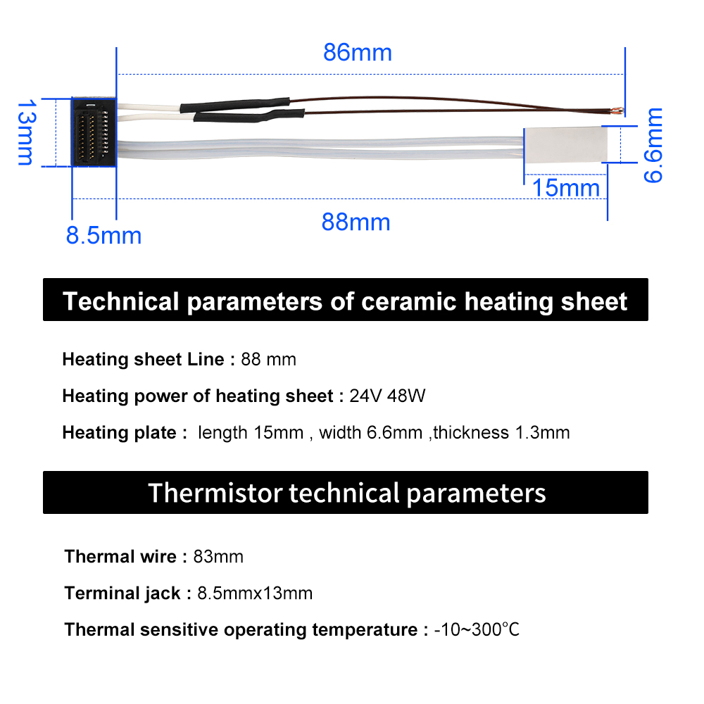 For Bambu Lab P1S P1P Thermist - 3D Printing Bambu Lab ulasan dan harga