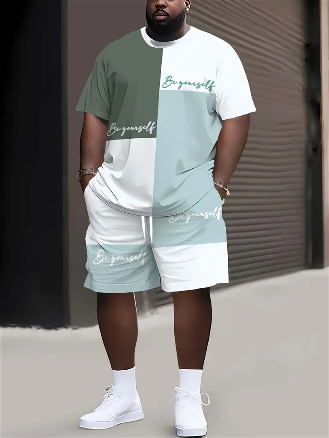 Summer Large Size Men's Clothi - 3D Printing Custom ulasan dan harga