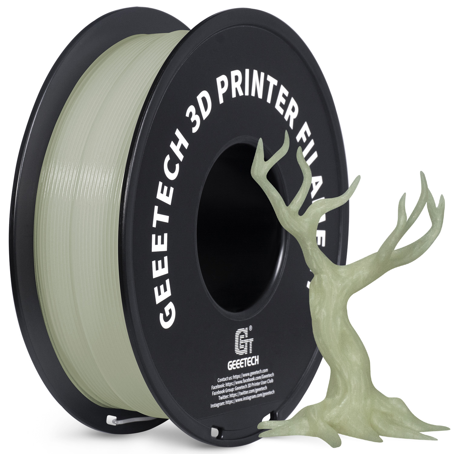 GEEETECH Luminous PLA Filament - 3D Printing Nylon ulasan dan harga