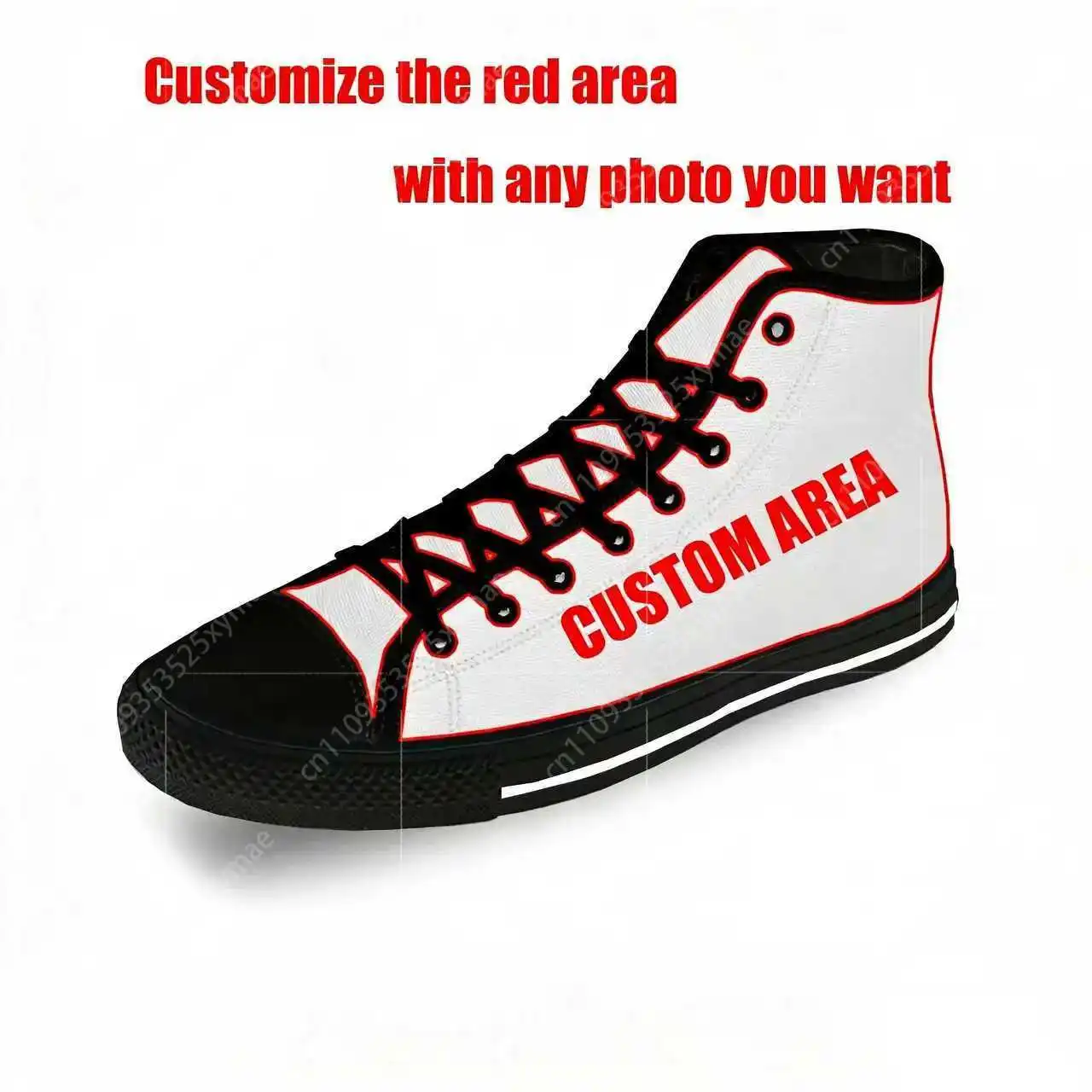 Cow Print 3D Pattern High Top  - 3D Printing Custom ulasan dan harga
